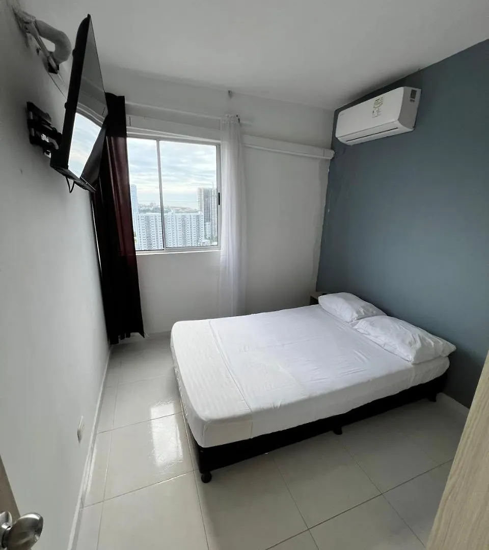 Apartament Hermoso Apto Psio 22 Con 3 Habitaciones Y Piscina Kartagena